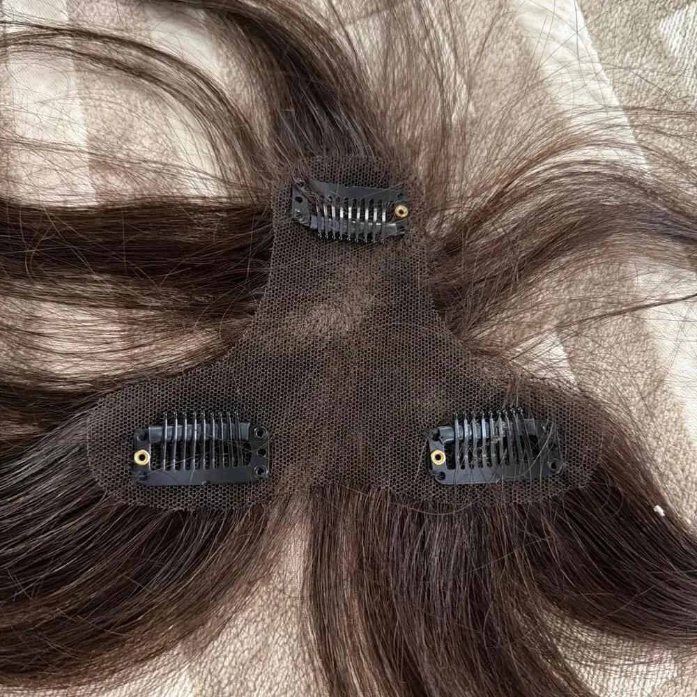 Brown Hair Topper for Thinning Hair (Synthetic)
